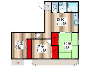 領家マンションの物件間取画像